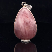 Load image into Gallery viewer, Rose Quartz Pendant Silver 925 55 mm