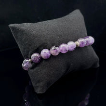 Загрузить изображение в средство просмотра галереи, Amethyst Bracelet – 10 mm, 19 Beads