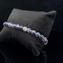 Lejupielādēt attēlu galerijas skatītājā, Rokassprādze Fluorīts 6mm, 30 pērlītes