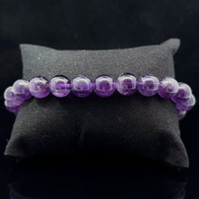 Загрузить изображение в средство просмотра галереи, Amethyst Bracelet – 10 mm, 22 Beads