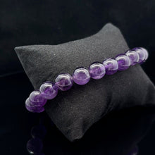 Загрузить изображение в средство просмотра галереи, Amethyst Bracelet – 10 mm, 22 Beads