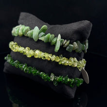 Загрузить изображение в средство просмотра галереи, Jade, Chrome Diopside & Chrysolite Bracelet