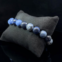 Load image into Gallery viewer, Bracelet Sodalite 10mm 20 beads