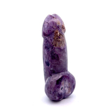 Load image into Gallery viewer, Fertility symbol from Charoite, 10 cm, 180 grams