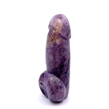 Load image into Gallery viewer, Fertility symbol from Charoite, 10 cm, 180 grams