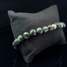 Load image into Gallery viewer, Bracelet Seraphinite 8mm 25 beads