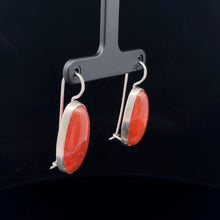 Load image into Gallery viewer, Fire Opal Set 17 size: 925 silver