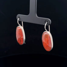 Load image into Gallery viewer, Fire Opal Set 17 size: 925 silver