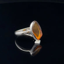 Lejupielādēt attēlu galerijas skatītājā, Gredzens Dzintars, 14.izm., sudrabs 925