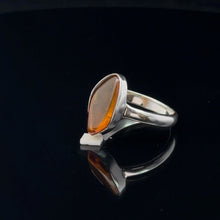 Lejupielādēt attēlu galerijas skatītājā, Gredzens Dzintars, 14.izm., sudrabs 925