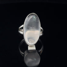 Load image into Gallery viewer, Selenite ring size 15: silver 925