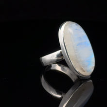 Load image into Gallery viewer, Odular ring (moonstone), size 19; 925 sterling silver