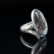 Load image into Gallery viewer, Merlenite Agate ring size 19.5; silver 925