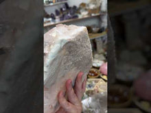 Load and play video in Gallery viewer, Quartz druse with large crystals, hematite inclusions, 3 kg, 35 x 25 cm