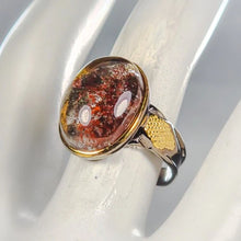 Загрузить изображение в средство просмотра галереи, Phantom Quartz Ring 19×14 mm Size 18 7.52 g Silver 925