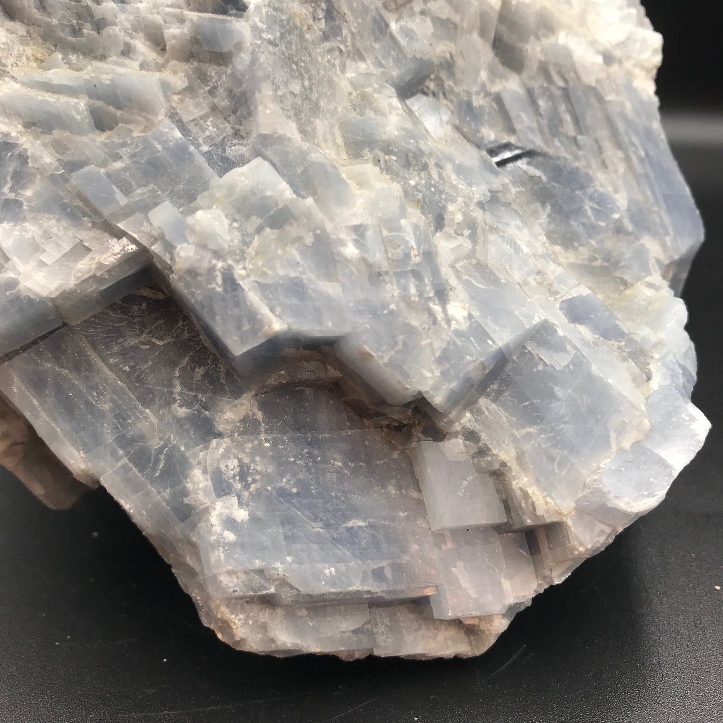 Синий кальцит 3560г 18x16x11см
