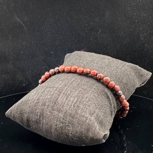 Obsidian Bracelet 4 mm