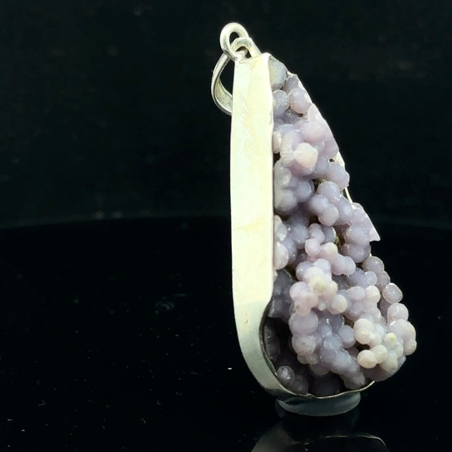 Grape Agate Pendant, 17g, 2 x 6 cm