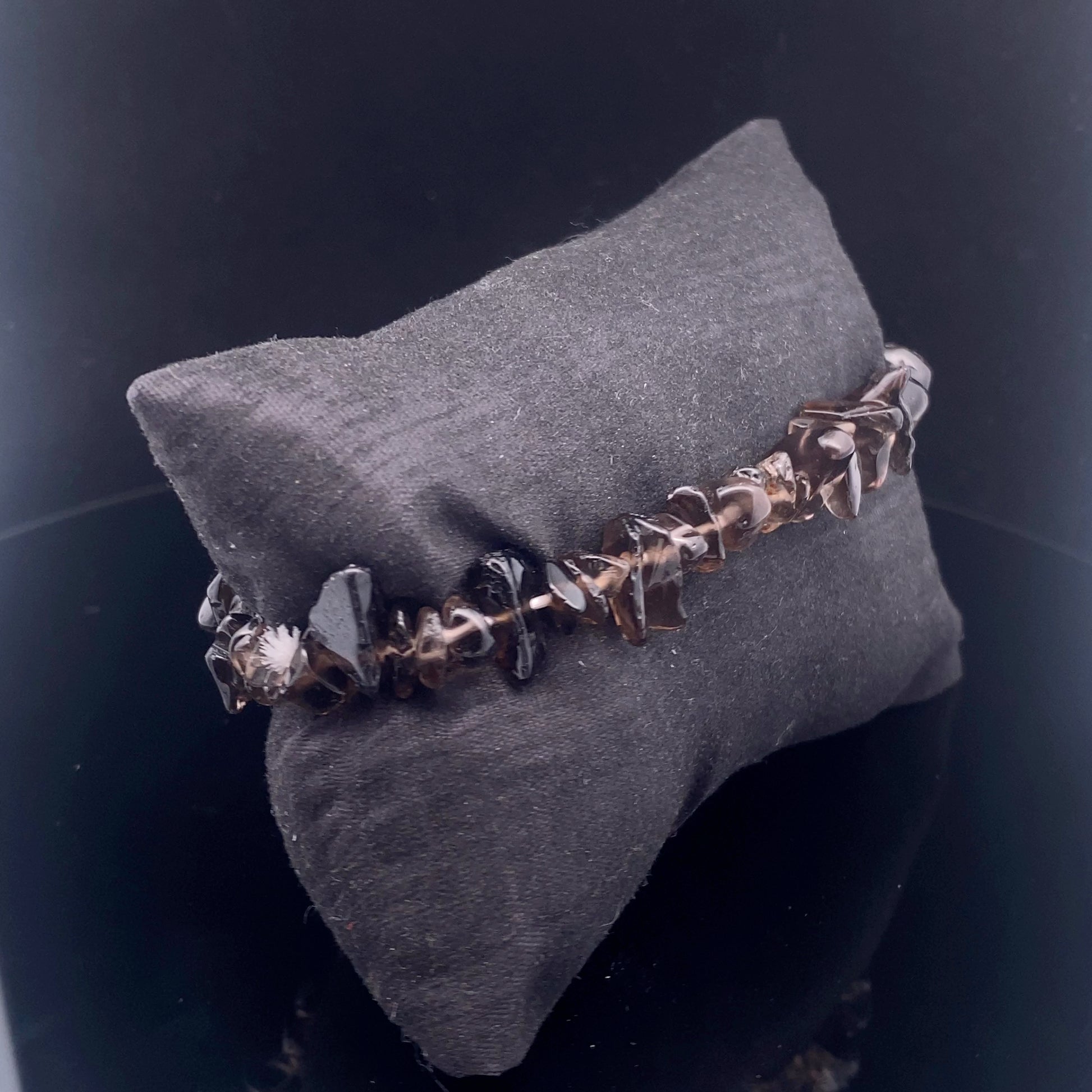 Smoky Quartz Bracelet 18 cm