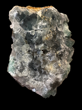 Load image into Gallery viewer, Fluorite crystal Madagascar fluorescent 380 gr; 10 by 7.5 by 5 cm
