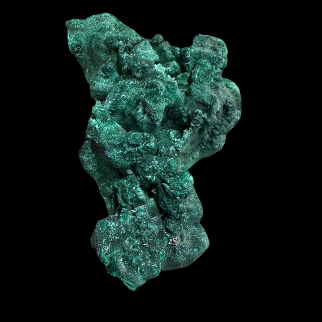 Crystal malachite, Congo 82 gr; 70 mm by 40 mm