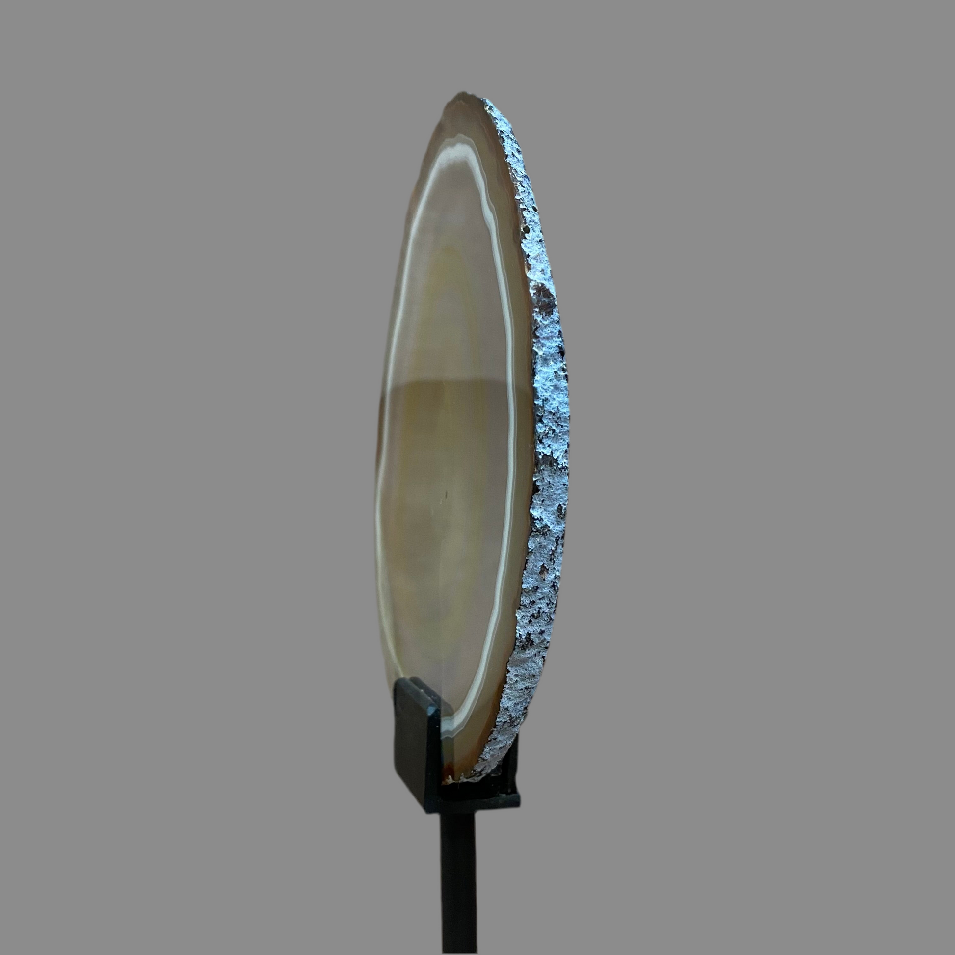 Agate Slice on Stand Brazil 15 × 16.5 cm