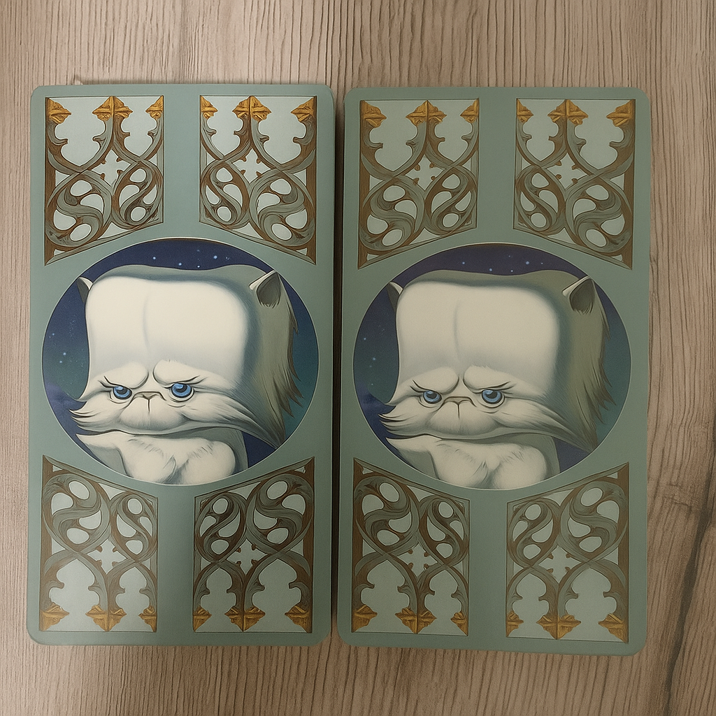 Tarot of Mibramig Tarot Encyclopedia Avalon/Hachette card back