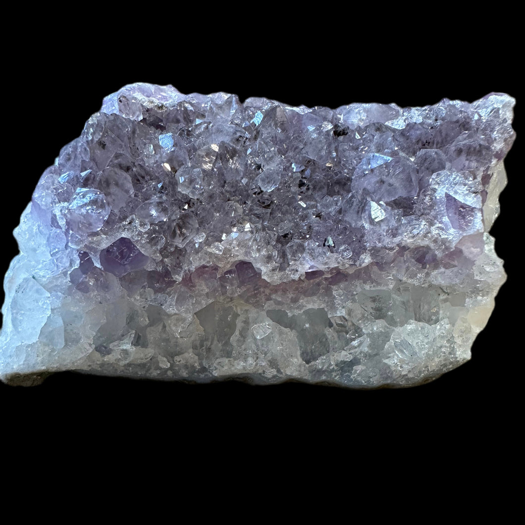 Druzes ametists; 660 g 13 x 8 cm