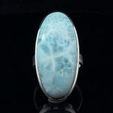 Load image into Gallery viewer, Larimar ring, size 17, silver 925
