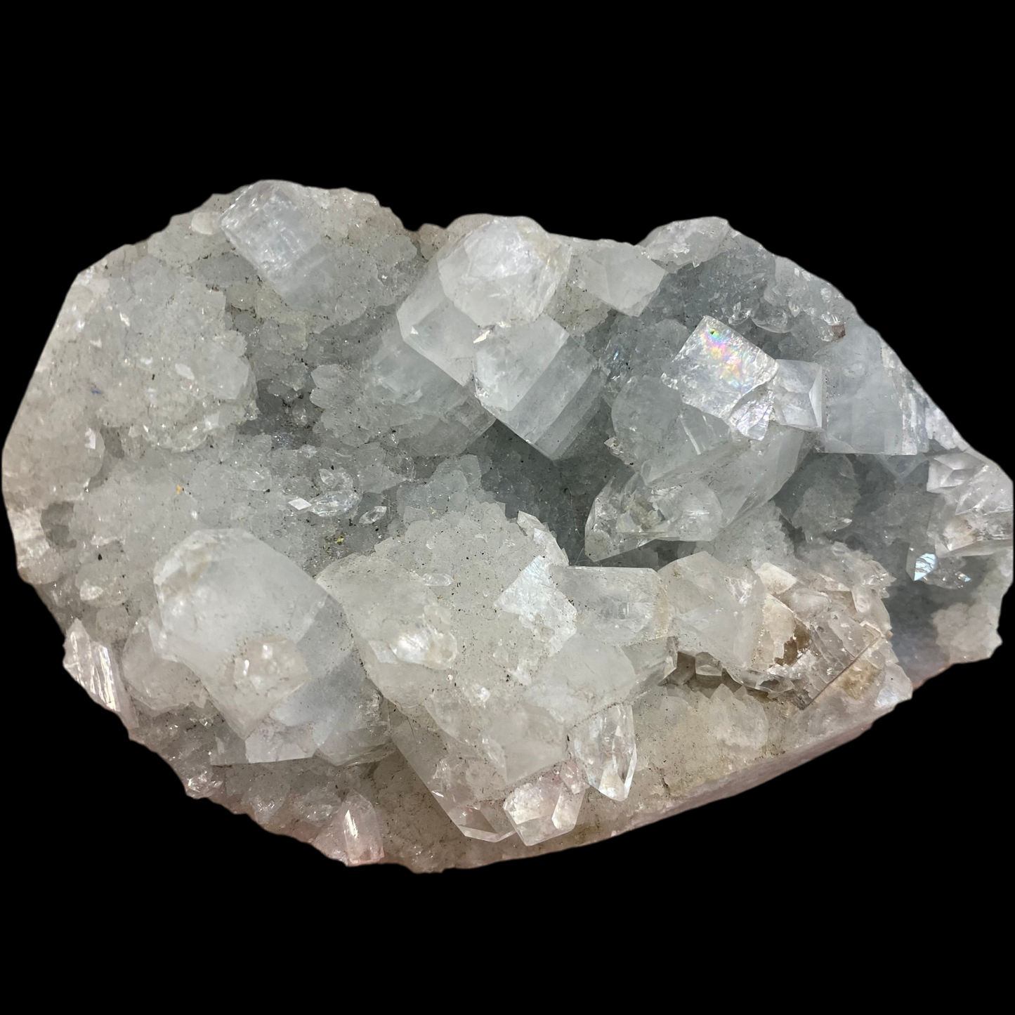Apophyllite Druze 593 g 12 × 7 cm