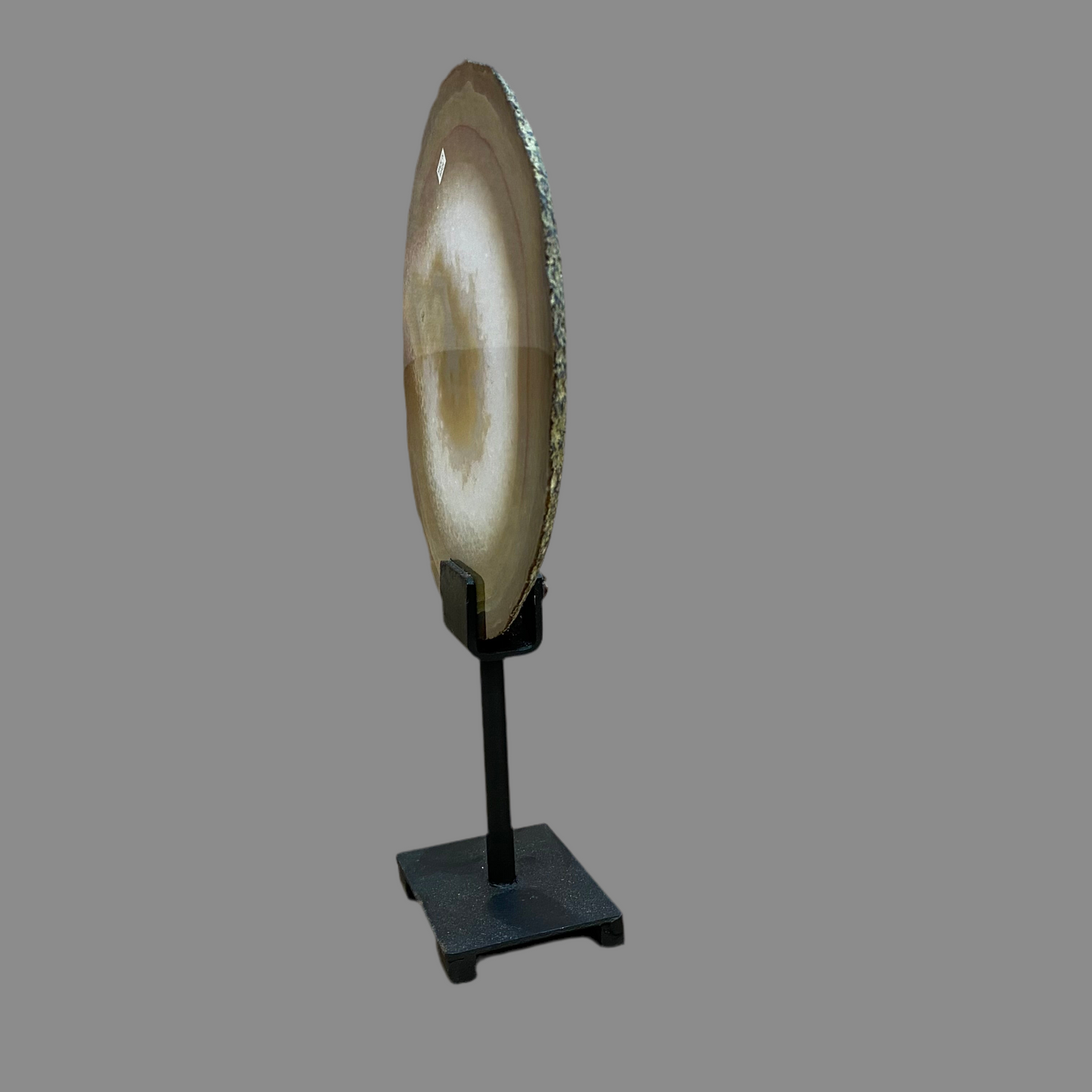 Agate Slice on Stand Brazil 16 × 17 cm