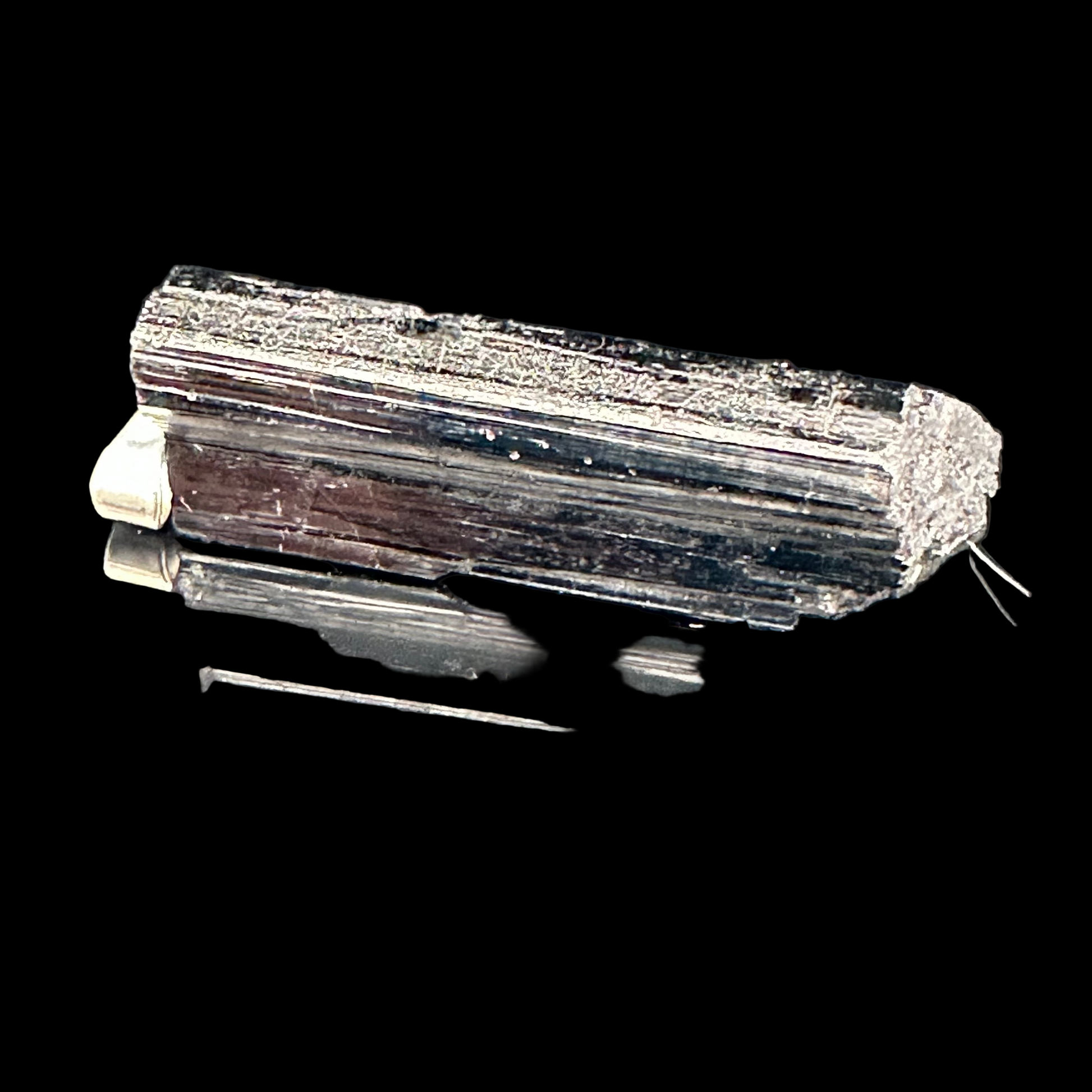Pendant Tourmaline black 9.4 g 10 mm by 40 mm