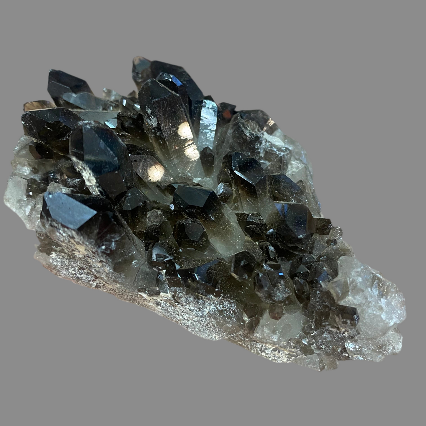 Morion Crystal Brazil 215 g 10 × 3 cm