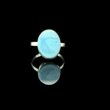 Load image into Gallery viewer, Kazakhstan Turquoise Ring, size 16.5, 2.7 g, stone 12 x 15 mm; 925 sterling silver
