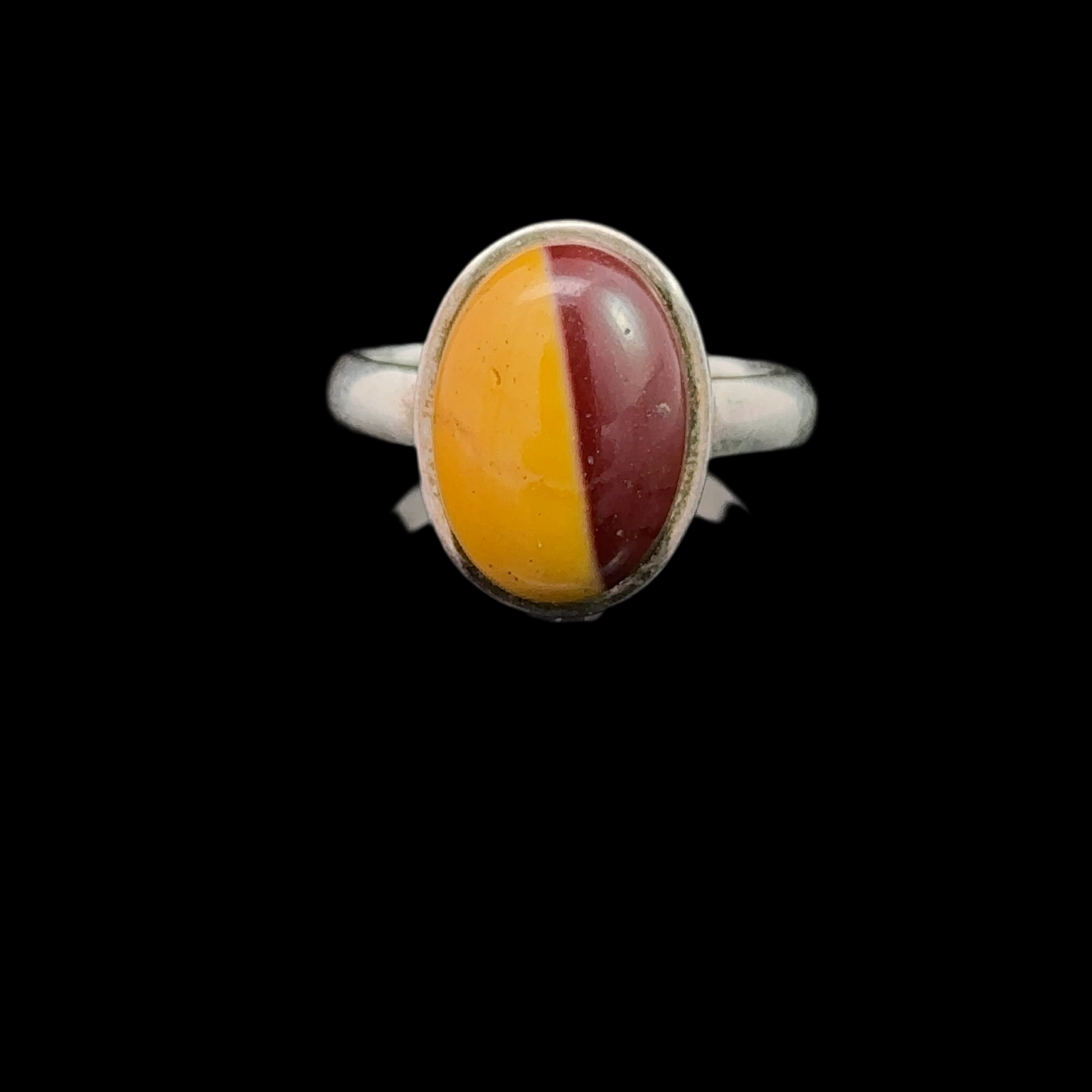 Jasper Ring Silver 925 Size 16