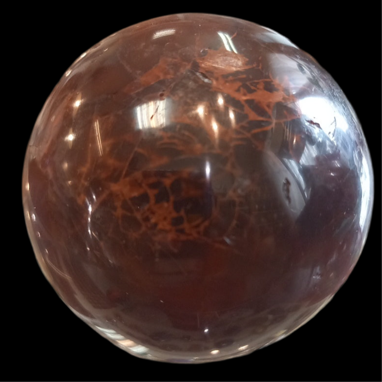 Carnelian ball 60 mm