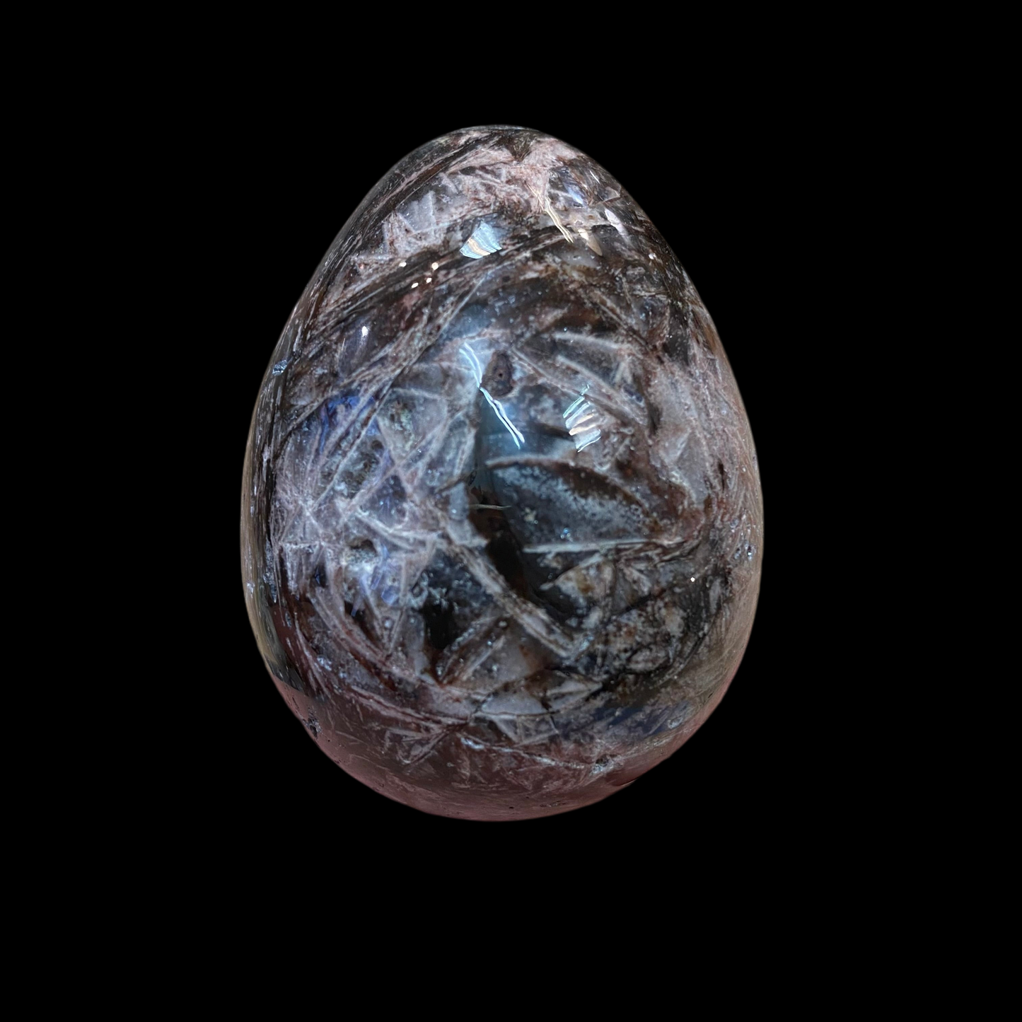 Olu jaspis, 228 g, 6,5 cm