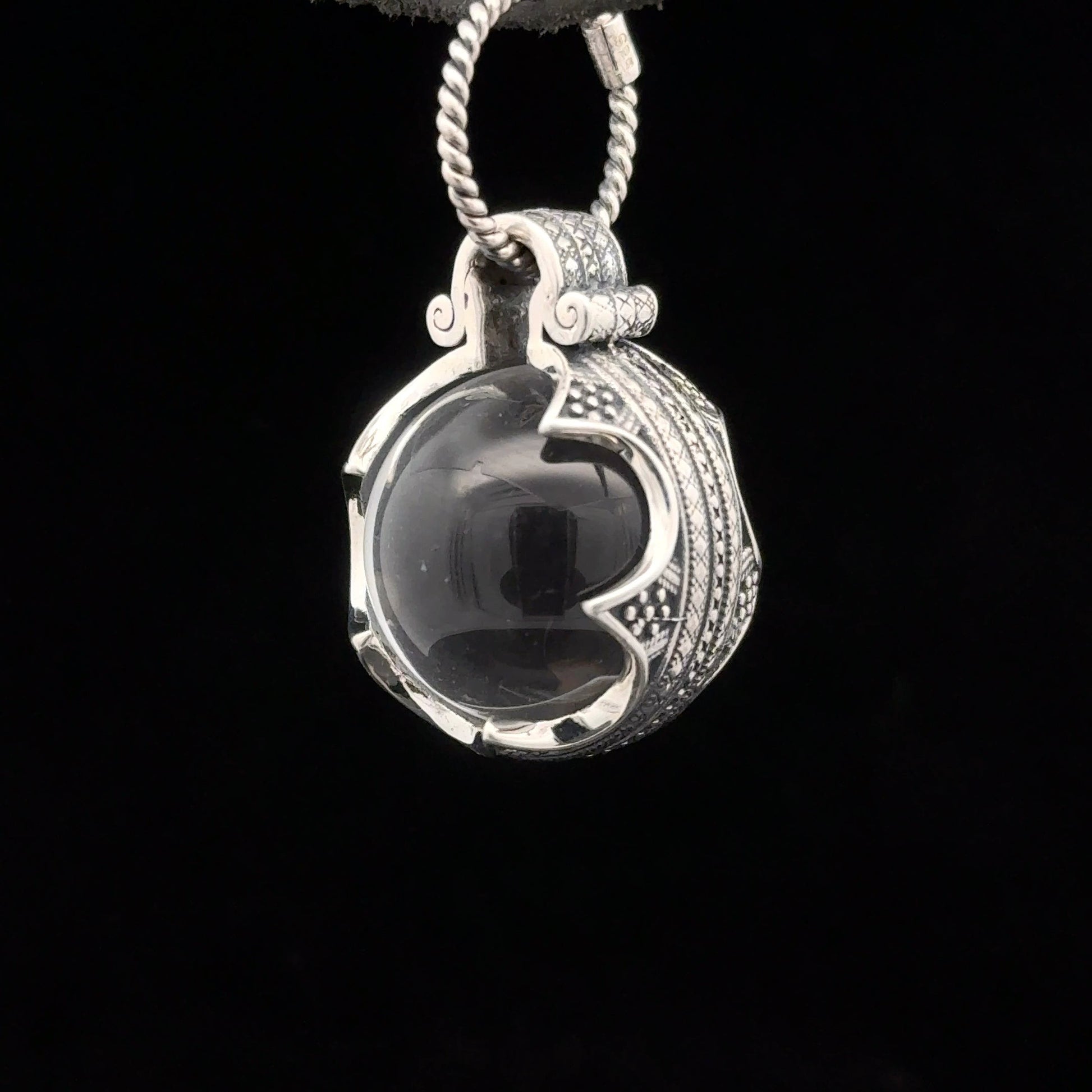 Lemurian Quartz Pendant FROJE Silver 925 16 mm