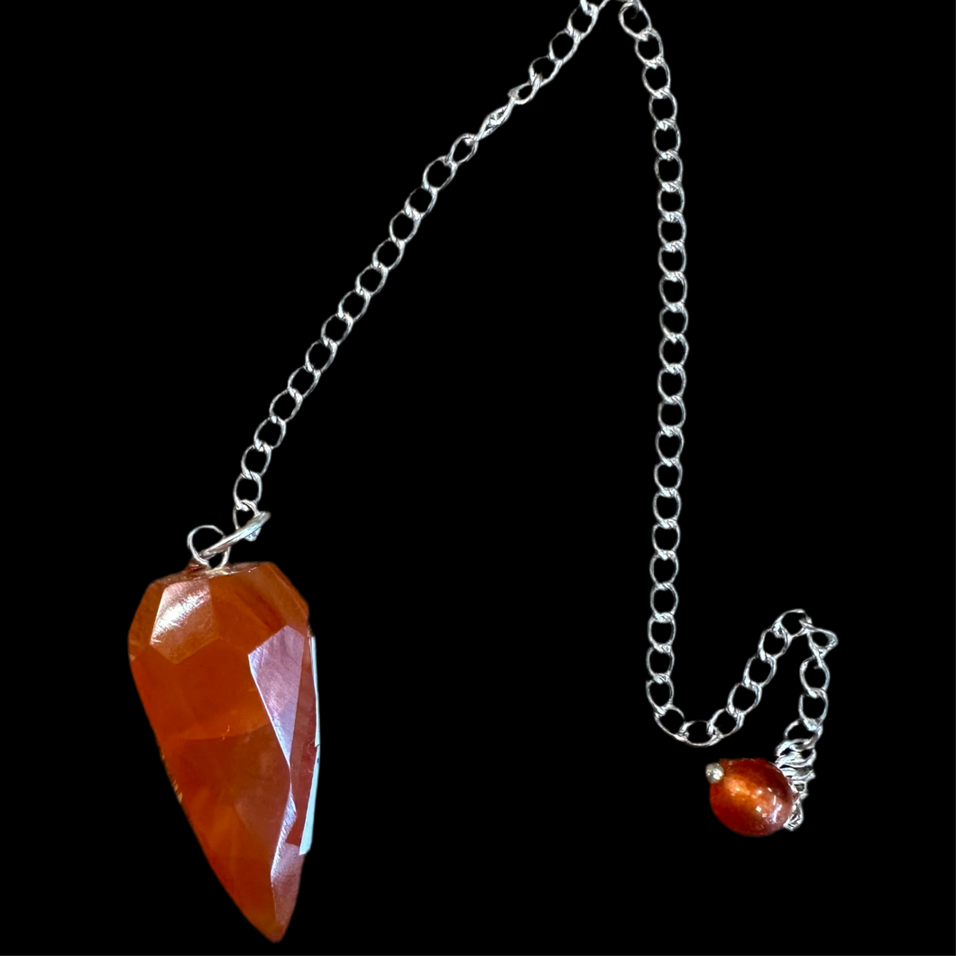 Carnelian pendulum