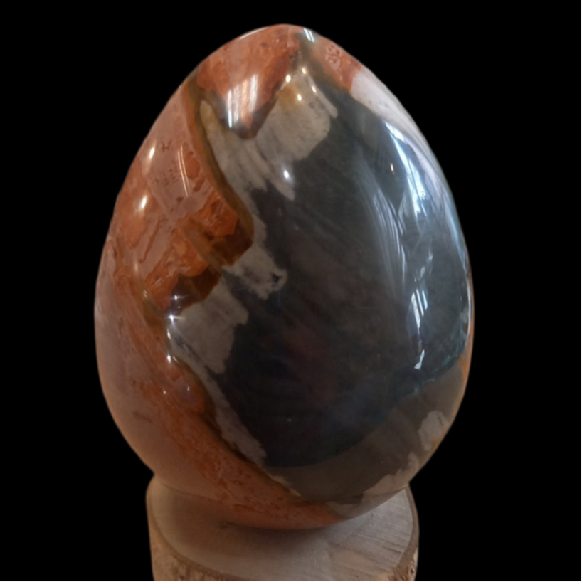 Mookaite Jasper Egg 315 g 8.5×6 cm