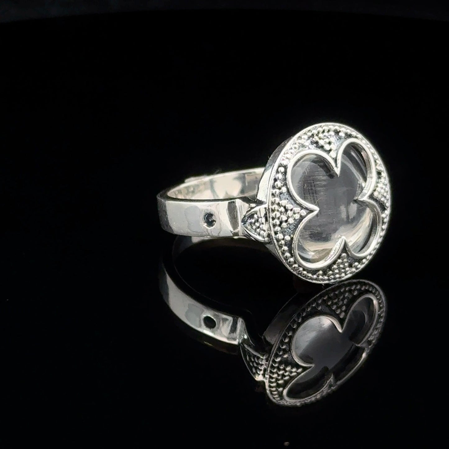 Lemurian Quartz FARD Ring Silver 925 Size 17