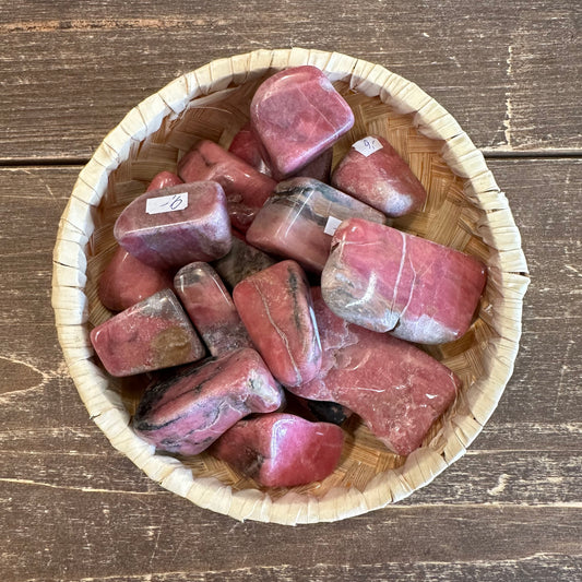 Rhodonite Processed Mineral 35-40 g 3 cm