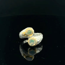 Load image into Gallery viewer, Ethiopian Opal Ring, 7.8g, size 18; 925 sterling silver
