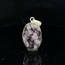 Load image into Gallery viewer, Grape Agate Pendant, 9.5g, 2 x 4cm; 925 Sterling Silver
