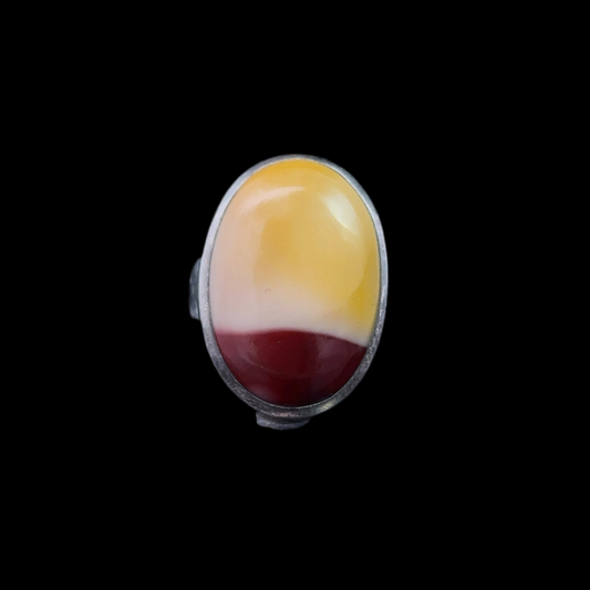 Jasper Ring Silver 925 Size 16