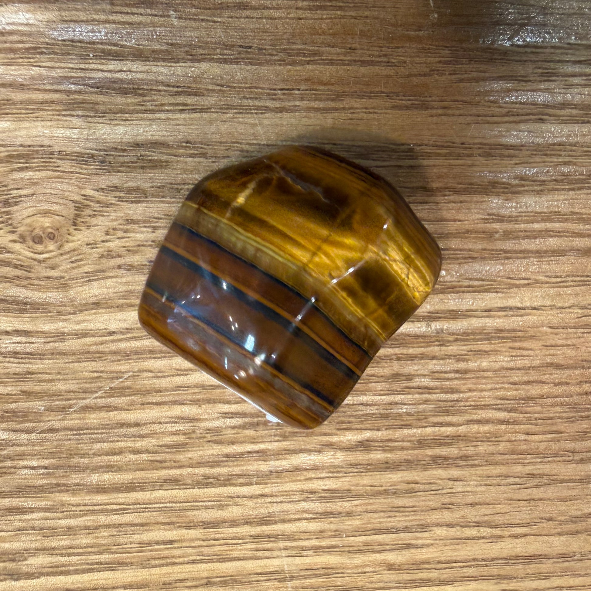 Tiger’s Eye Tumbled Stone, 2–3 cm