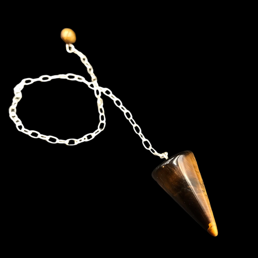 Tiger Eye Pendulum 14 g 2.5×1.5 cm