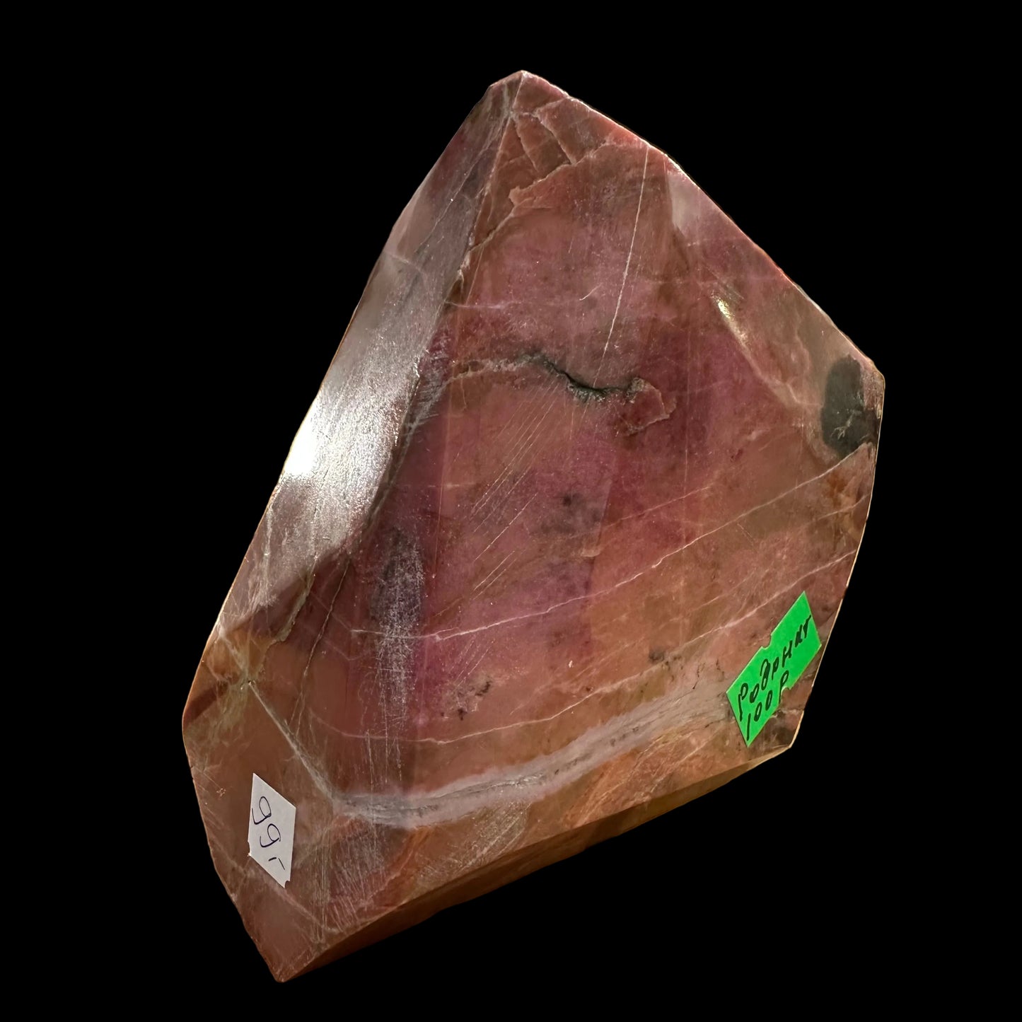 Rhodonite Cluster 110 g 9 × 6.5 × 6.5 cm