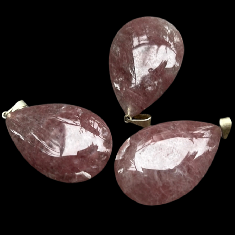 Pendant Quartz Strawberry