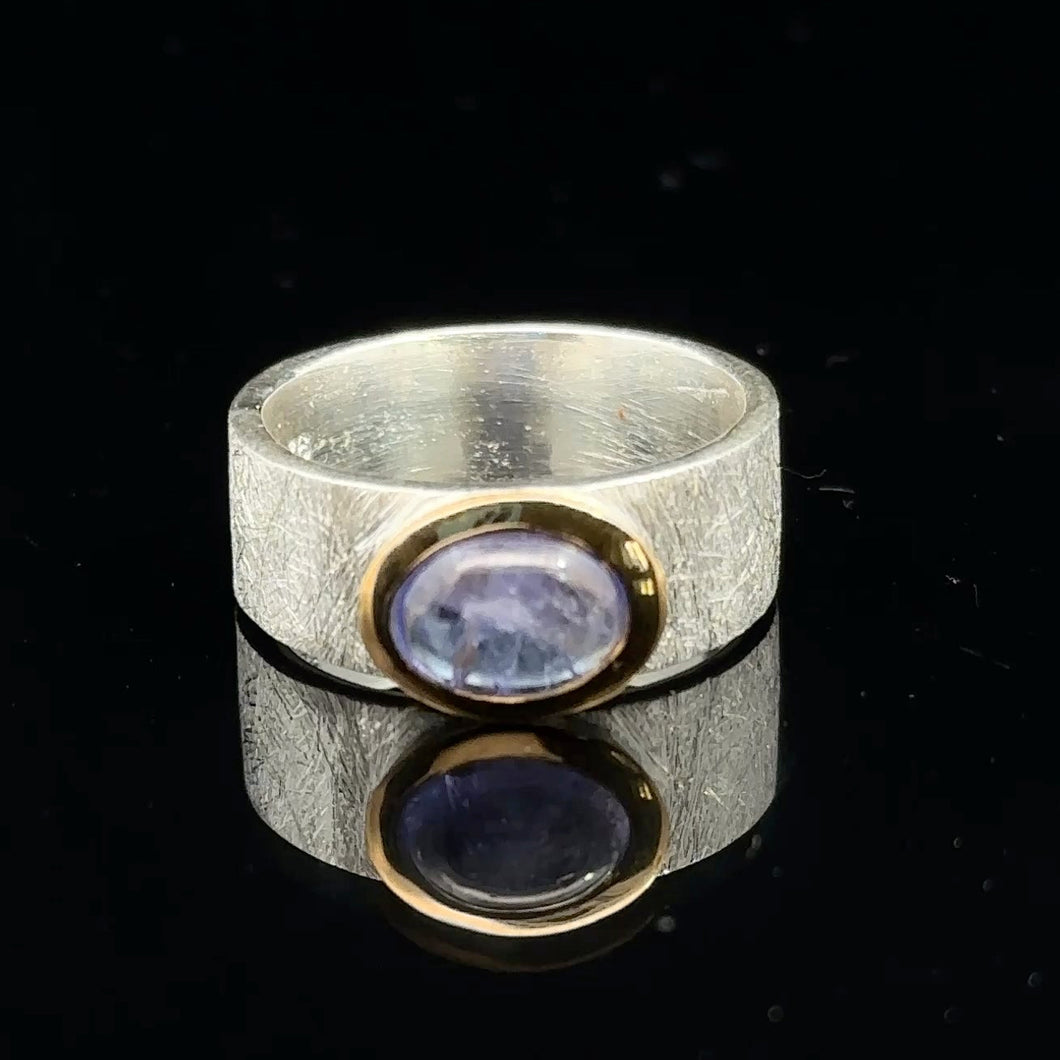 Кольцо Танзанит 16,5 размер ; серебро 925